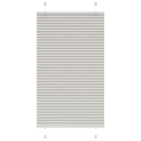 vidaXL Store plissé gris clair 75x150 cm largeur du tissu 74 4 cm