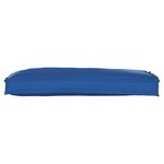 vidaXL Coussin pour banc de palette Bleu royal 100 x 40 x 8 cm