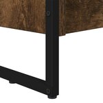 vidaXL Bibliothèque 2 Pièces Chêne Fumé 80 x 30 x 155 cm