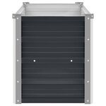 vidaXL Lit surélevé de jardin Anthracite 100x40x45 cm Acier galvanisé