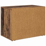 vidaXL Cabinet de chevet Bois ancien 60 x 36 x 45 cm Bois d'ingénierie