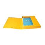 Boite De Classement Exabox Dos 40mm Carte Lustrée Scotten - A4 - Jaune - X 10 - Exacompta
