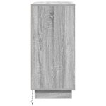 vidaXL Buffet Gris Sonoma 71 x 34.5 x 75 cm Bois d'ingénierie