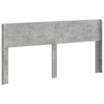 vidaXL Tête de lit Gris béton PB