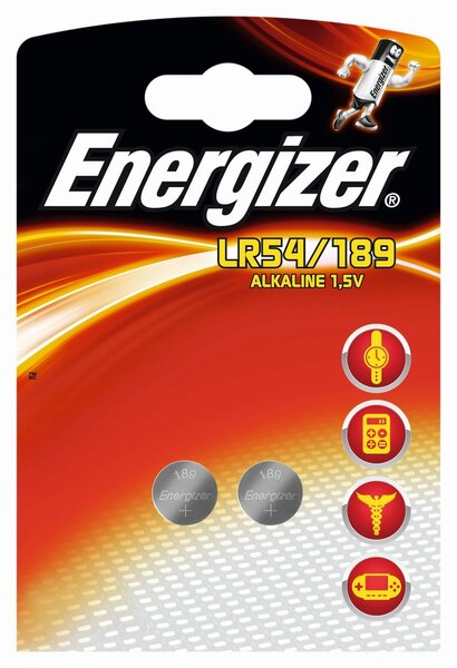 Blister de 2 piles calculatrice/photo 189 LR54 ENERGIZER