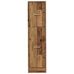 vidaXL Armoire d'apothicaire vieux bois 30x41x118 cm bois d'ingénierie
