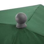 Tectake Parasol VANESSA 200 x 125 cm - vert