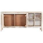 vidaXL Buffet 160x40x76 cm Bois massif de manguier