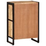 vidaXL Casier à vin pour 16 bouteilles Bois de manguier massif