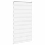vidaXL Store zèbre blanc 75x100 cm largeur du tissu 70 9 cm polyester