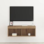 vidaXL Ensemble meuble TV chêne artisanal 80 x 30 x 30 cm