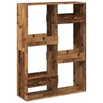 vidaXL Cloison de séparation vieux bois 100x33x135cm bois d'ingénierie