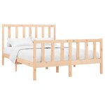 vidaXL Cadre de lit sans matelas 140x200 cm bois massif de pin