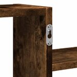 vidaXL Étagère murale chêne fumé 104x15x49 cm bois d'ingénierie