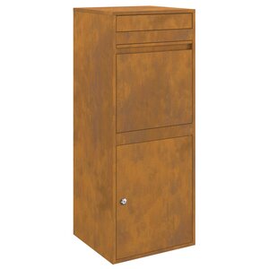 vidaXL Boîte de dépôt de colis Rouillé 41 x 38 x 103 cm