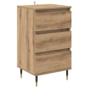 vidaXL Buffet chêne artisanal 35 x 40 x 70 cm Bois d'ingénierie