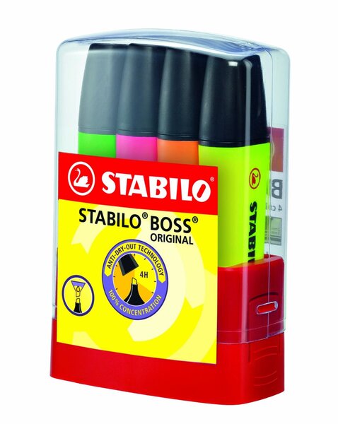 Parade 4 Surligneurs BOSS STABILO