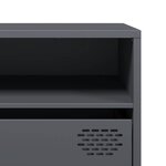 vidaXL Meuble TV anthracite 202x39x43 5 cm acier laminé à froid