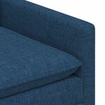 vidaXL Canapé Bleu 156 x 81 x 87 5 cm Tissu