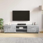 vidaXL Meuble TV Blanc brillant 150 x 39 x 30 cm Bois d'ingénierie