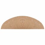 vidaXL Tapis d'escalier auto-adhésifs 30 Pièces beige 56x17x3 cm