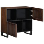 vidaXL Buffet marron 80x34x75 cm bois massif de manguier