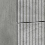 vidaXL Cabinet de chevet avec tiroir Gris béton 43 x 41 x 66 5 cm