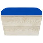 Vidaxl salon de jardin palette 6 pièces avec coussins épicéa imprégné
