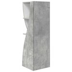 vidaXL Meuble d'angle Blanc 32x32x102cm Bois d'ingénierie