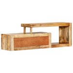 vidaXL Meuble TV 120 x 30 x 40 cm Bois massif de manguier