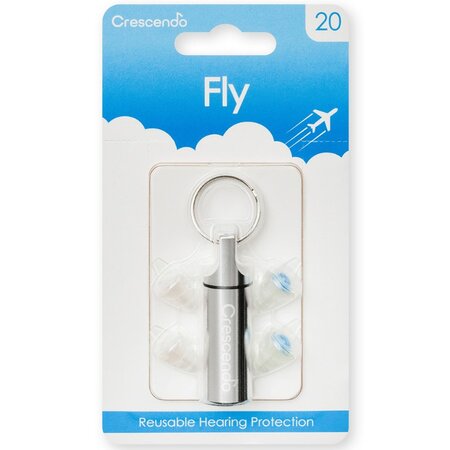 Bouchons oreilles pour avion crescendo fly 20db