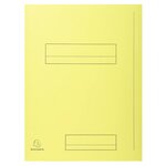 Paquet De 50 Chemises Imprimées 2 Rabats Super 210 - 24x32cm - Canari - X 5 - Exacompta
