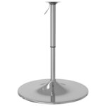 vidaXL Base de table de bar 45x90 cm acier chromé