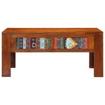 vidaXL Table basse 90x50x40 cm bois d'acacia massif