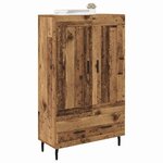 vidaXL Haut Armoire Bois Ancien 69 5 x 31 x 115 cm Bois d'ingénierie