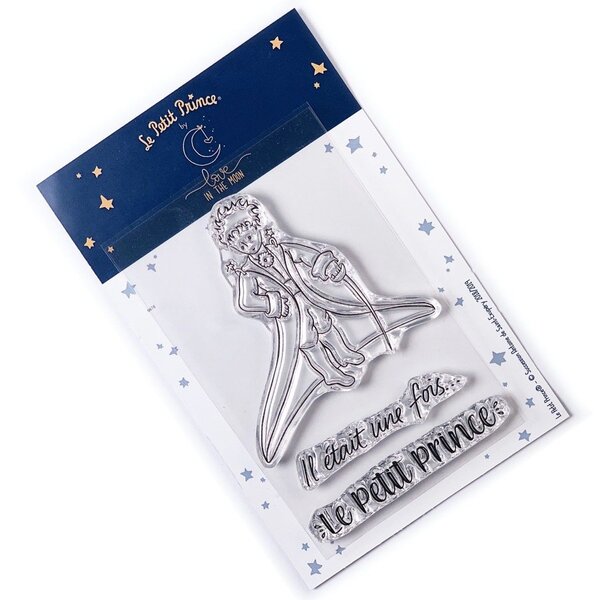 3 Tampons transparents Le Petit Prince et messages