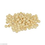Perle bois lucy rond 5 5mm 260 pièces