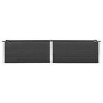 vidaXL Lit surélevé de jardin 250x50x54 cm WPC Gris