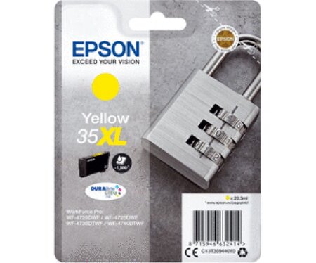 Cartouche d'encre epson cadenas 35xl (jaune)