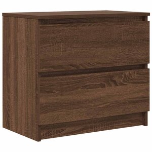 vidaXL Meuble TV chêne marron 60x35x54 cm bois d'ingénierie