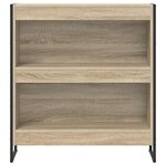 vidaXL Bibliothèque Sonoma 80 x 30 x 155 cm Bois d'ingénierie