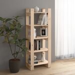 vidaXL Bibliothèque/Séparateur de pièce 60x35x160 cm Bois massif