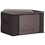 vidaXL Boîte de rangement avec fenêtre latérale transparente 2 Pièces