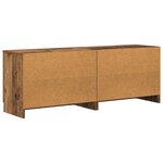 vidaXL Armoire de lit 2 Pièces Bois ancien 66 x 35 x 48 cm