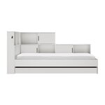 Lit rangement erwan 90x200 blanc