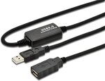 Rallonge USB 2.0 - 10m M/F amplifiée Digitus
