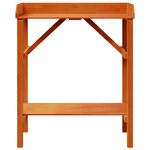 vidaXL Supports pour plantes Marron 75 x 40 x 90 cm Bois massif en pin