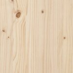 vidaXL Tête de lit 75 cm bois massif de pin