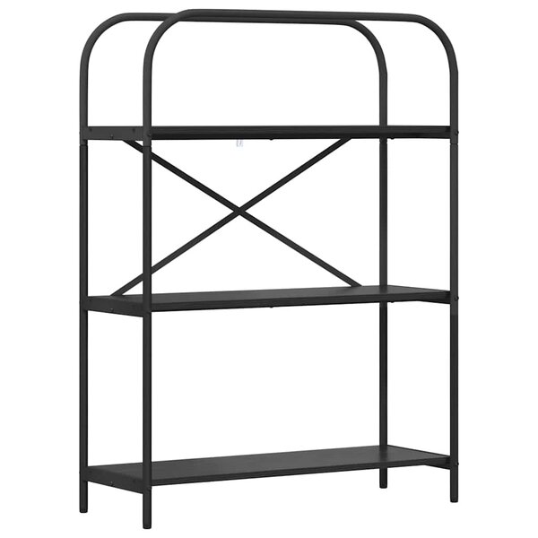 vidaXL Étagère Chêne noir 80 x 30 x 109 cm Bois d'ingénierie