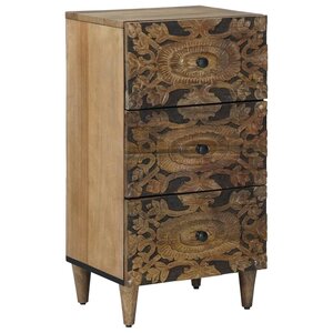 vidaXL Buffet Marron 40 x 33 5 x 75 cm Bois de mangue massif
